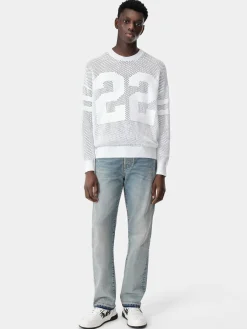 AMIRI Knitwear<22 CREW White