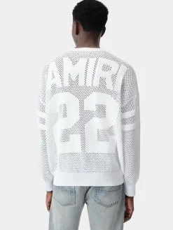 AMIRI Knitwear<22 CREW White