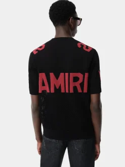 AMIRI Knitwear<22 TEE Black Red