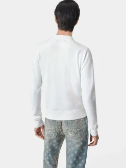 AMIRI Knitwear<ARTS DISTRICT CREWNECK Alabaster
