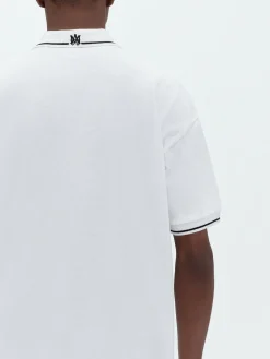 AMIRI Shirts<ARTS DISTRICT PIQUE POLO White