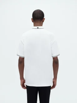 AMIRI Shirts<ARTS DISTRICT PIQUE POLO White