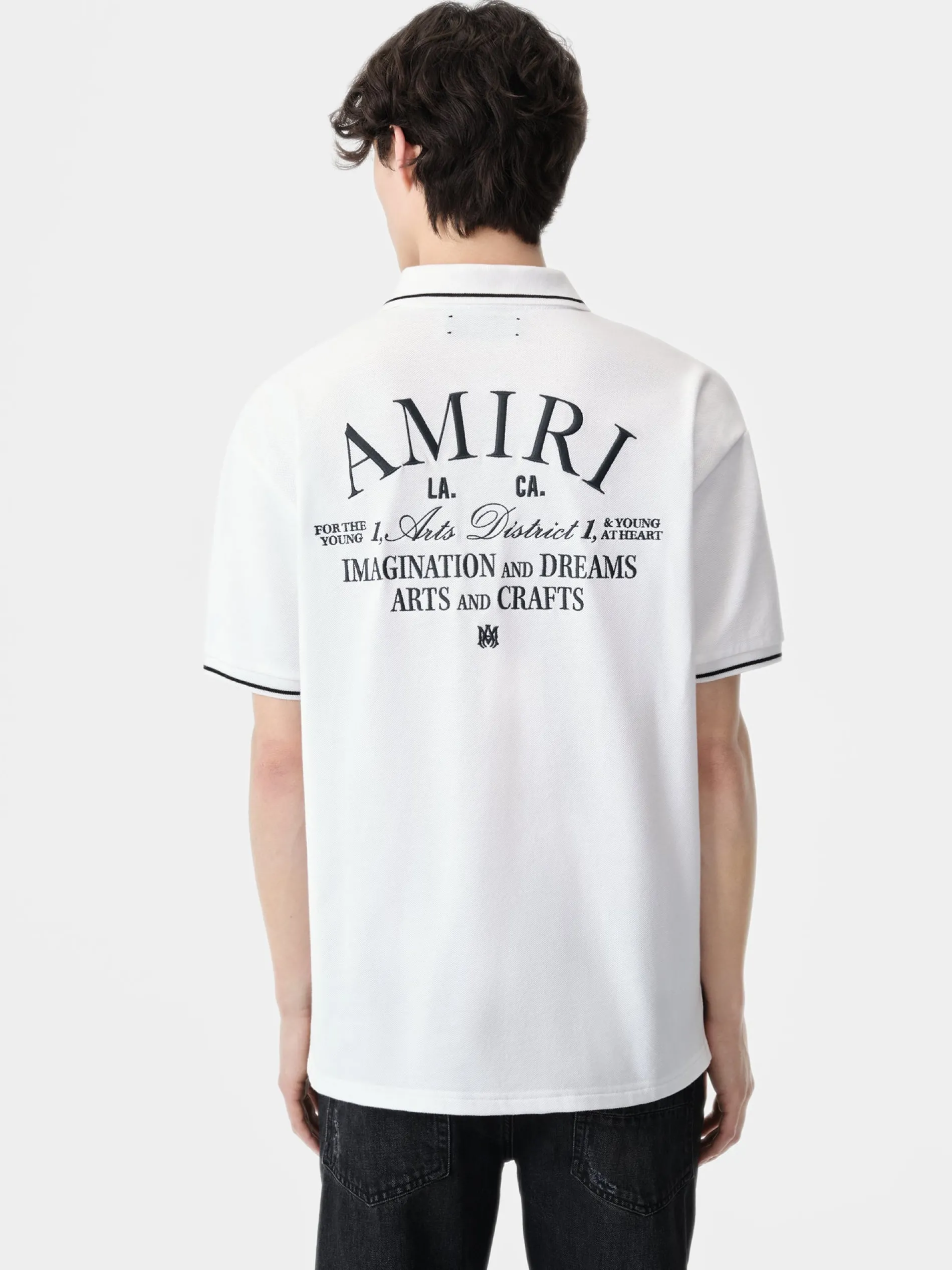 AMIRI Tees<ARTS DISTRICT POLO White