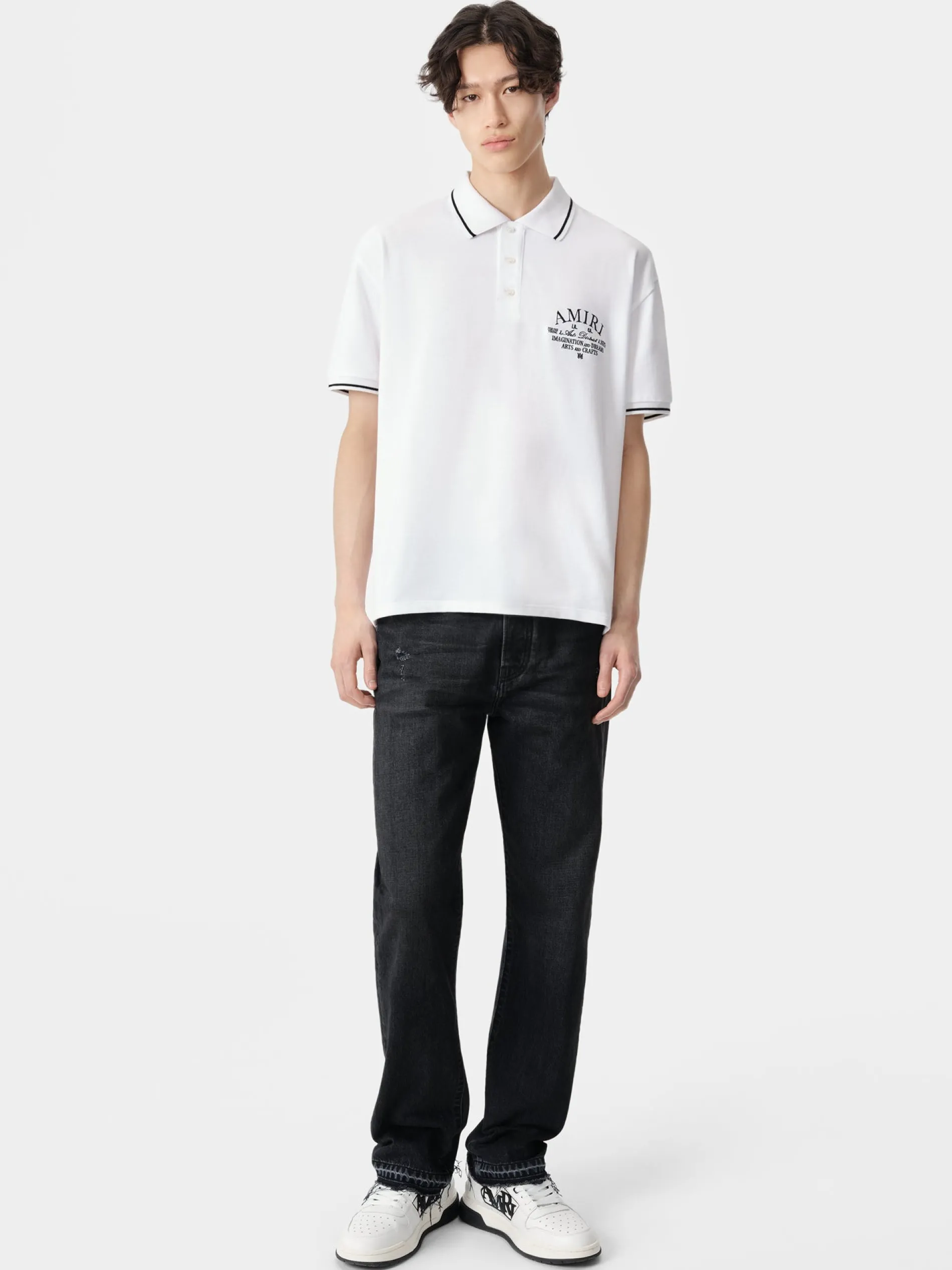 AMIRI Tees<ARTS DISTRICT POLO White