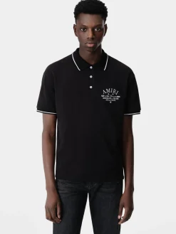 AMIRI Tees<ARTS DISTRICT POLO BLACK