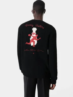 AMIRI Knitwear<BOWLING CREWNECK BLACK