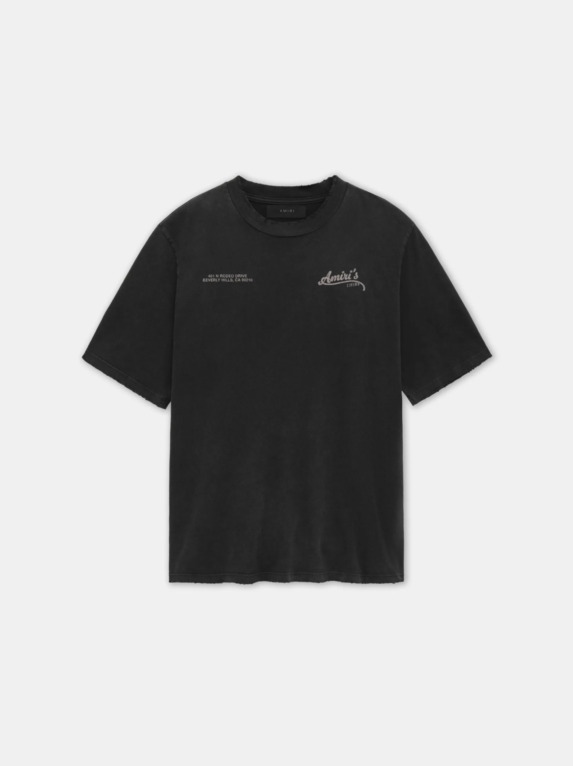 AMIRI Tees<CINEMAS VINTAGE TEE BLACK
