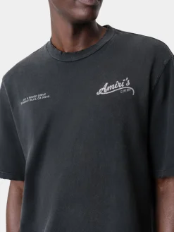 AMIRI Tees<CINEMAS VINTAGE TEE BLACK