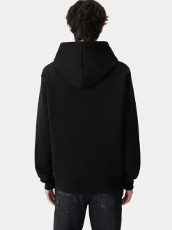 AMIRI Sweatshirts<CORE LOGO HOODIE BLACK