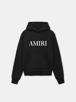 AMIRI Sweatshirts<CORE LOGO HOODIE BLACK