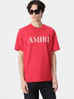 AMIRI Tees<CORE LOGO TEE Red