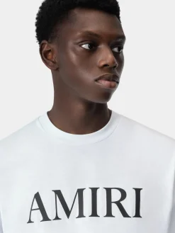 AMIRI Tees<CORE LOGO TEE White