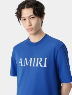 AMIRI Tees<CORE LOGO TEE Blue