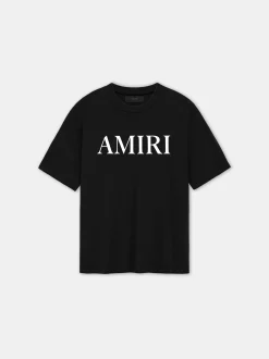 AMIRI Tees<CORE LOGO TEE BLACK