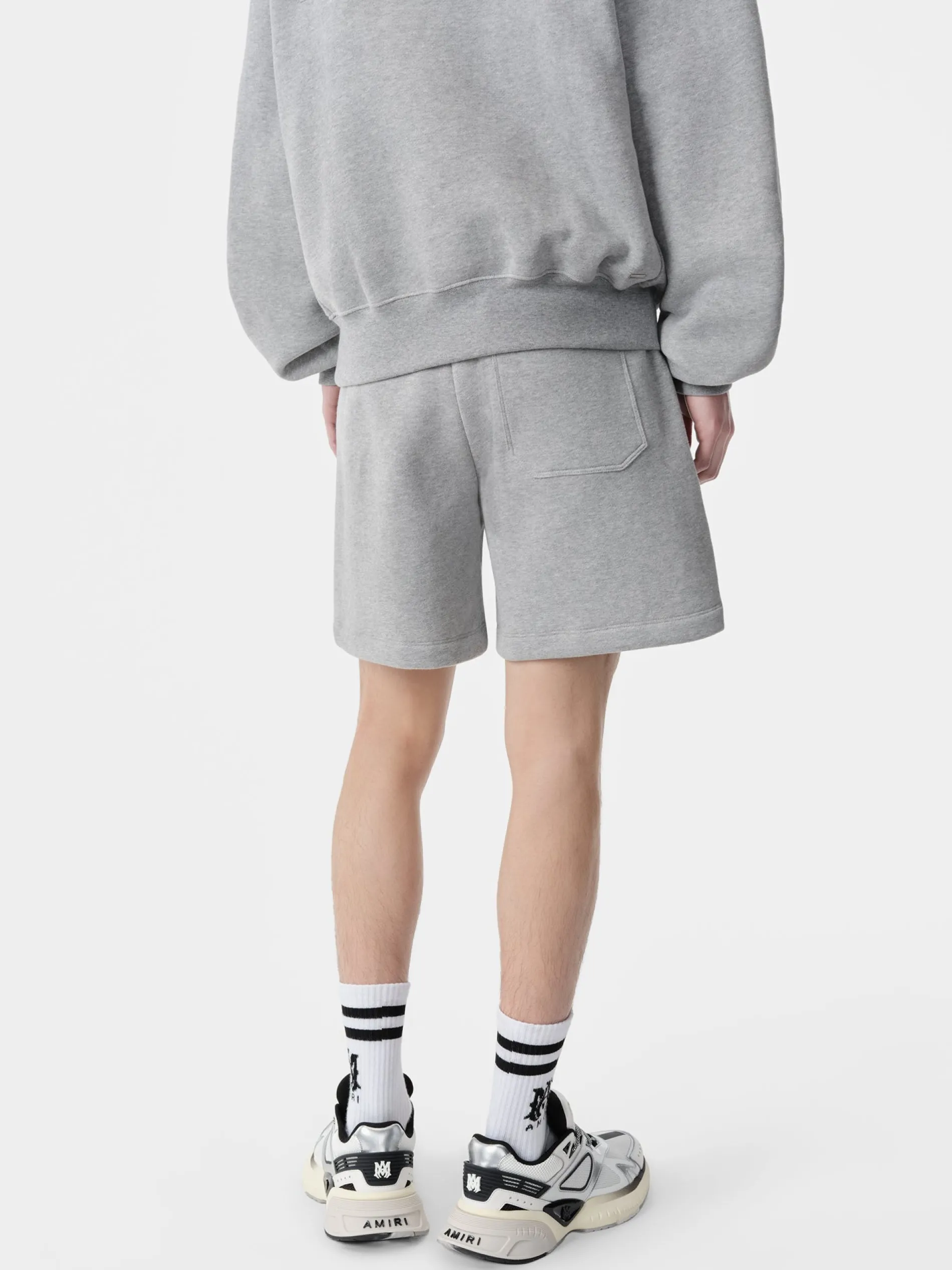 AMIRI Shorts & Sweatpants<EMBROIDERED SHORT Grey