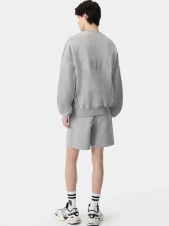 AMIRI Shorts & Sweatpants<EMBROIDERED SHORT Grey
