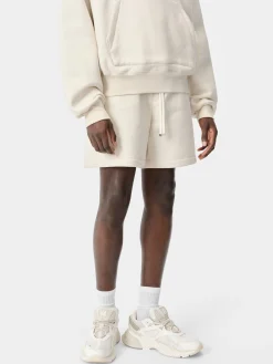 AMIRI Shorts & Sweatpants<EMBROIDERED SHORT BIRCH