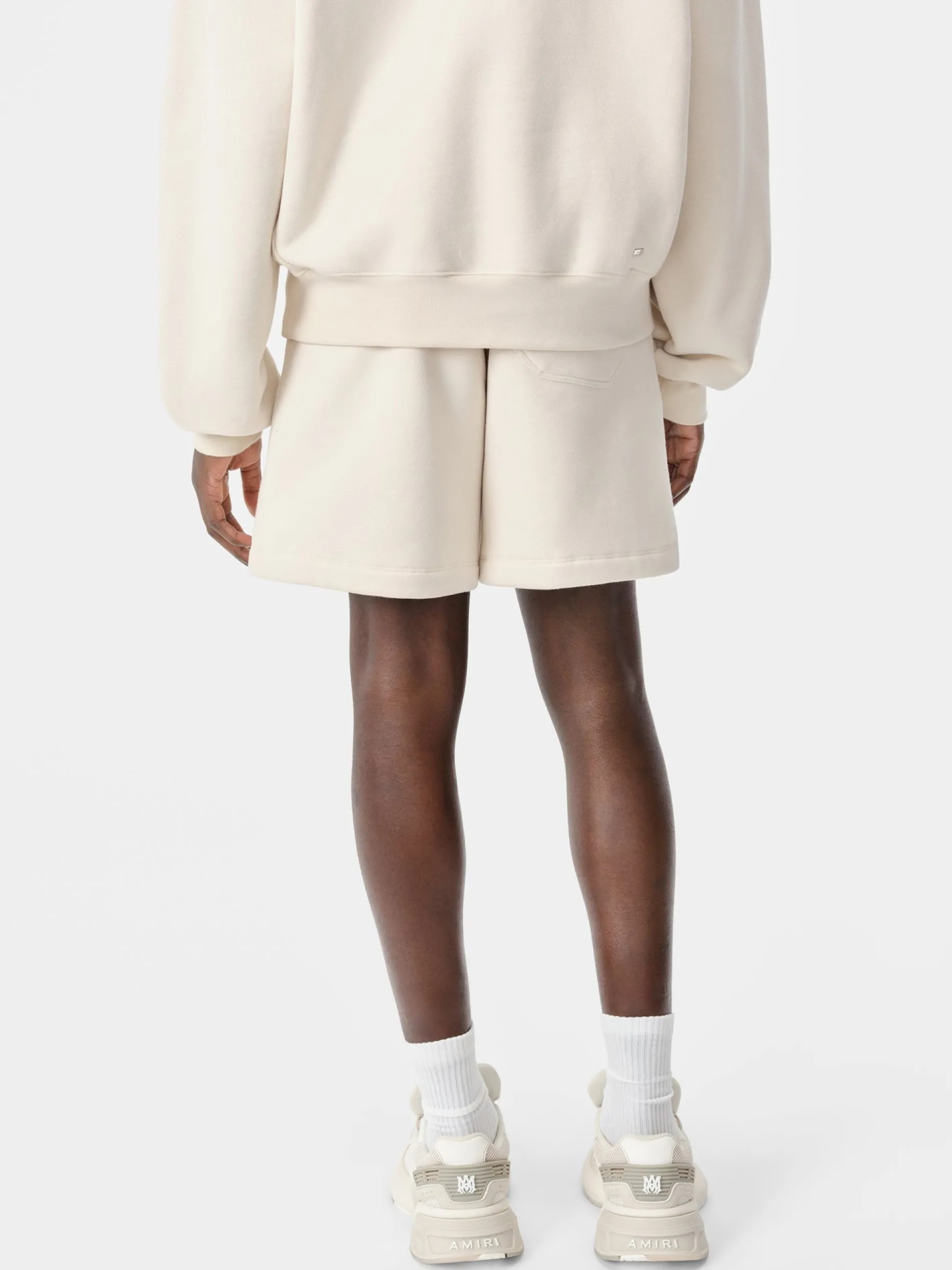 AMIRI Shorts & Sweatpants<EMBROIDERED SHORT BIRCH