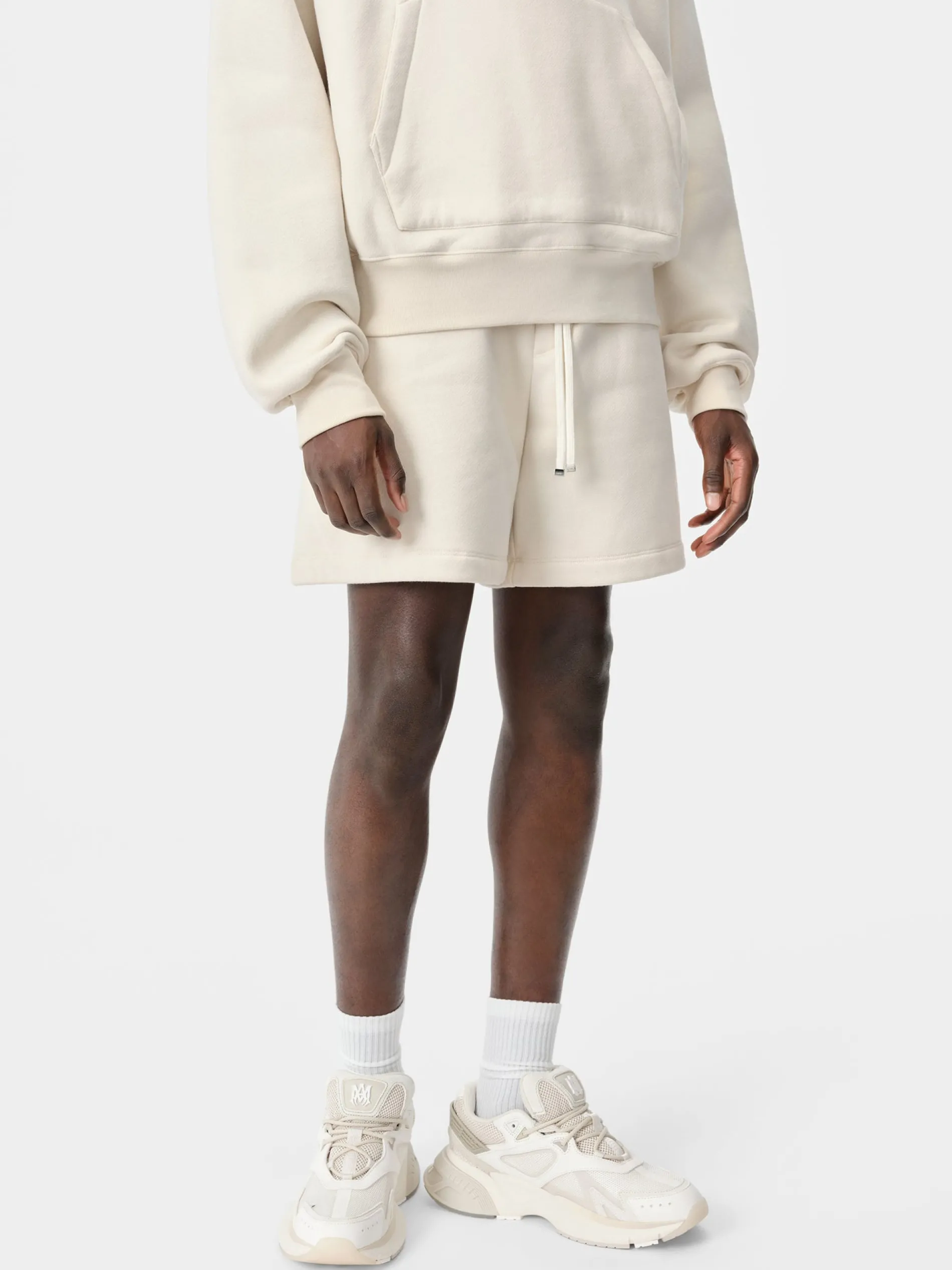 AMIRI Shorts & Sweatpants<EMBROIDERED SHORT BIRCH