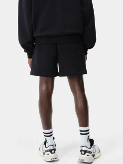 AMIRI Shorts & Sweatpants<EMBROIDERED SHORT BLACK