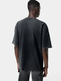 AMIRI Tees<HIGH LION SKATER TEE BLACK