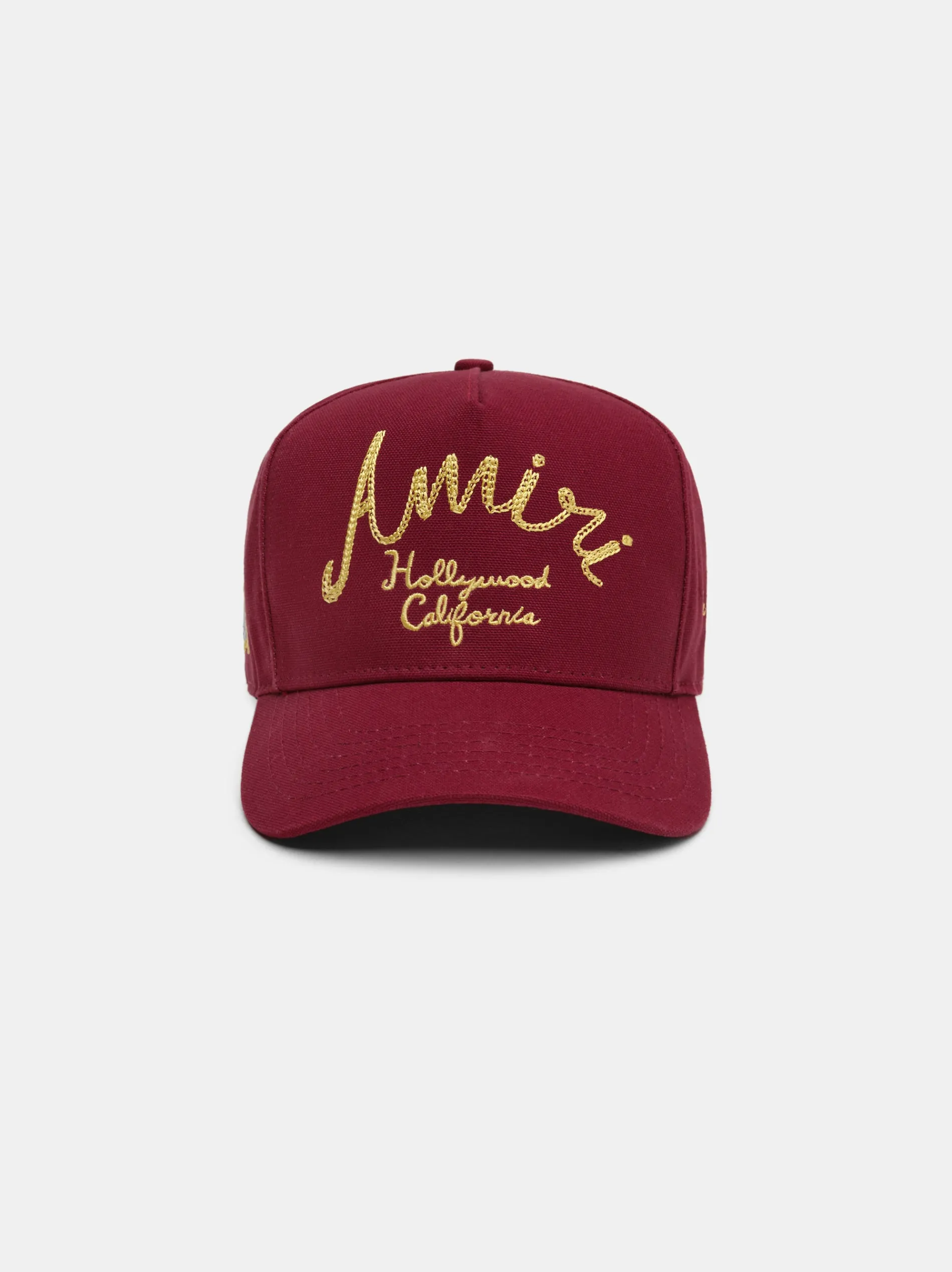 AMIRI Hats|Hats<HOLLYWOOD CANVAS HAT Burgundy
