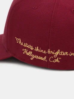 AMIRI Hats|Hats<HOLLYWOOD CANVAS HAT Burgundy