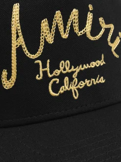 AMIRI Hats|Hats<HOLLYWOOD CANVAS HAT BLACK