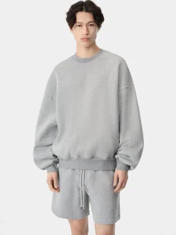 AMIRI Sweatshirts<OVERSIZED CREW Grey