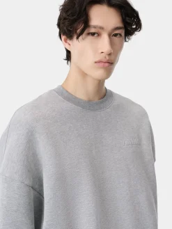 AMIRI Sweatshirts<OVERSIZED CREW Grey