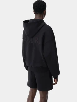 AMIRI Sweatshirts<OVERSIZED HOODIE BLACK