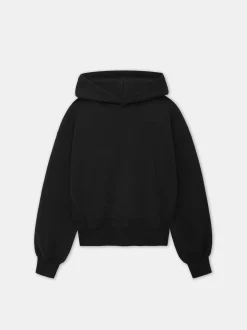 AMIRI Sweatshirts<OVERSIZED HOODIE BLACK