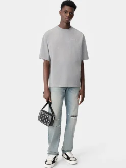 AMIRI Tees<OVERSIZED TEE Grey