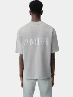 AMIRI Tees<OVERSIZED TEE Grey