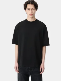 AMIRI Tees<OVERSIZED TEE BLACK