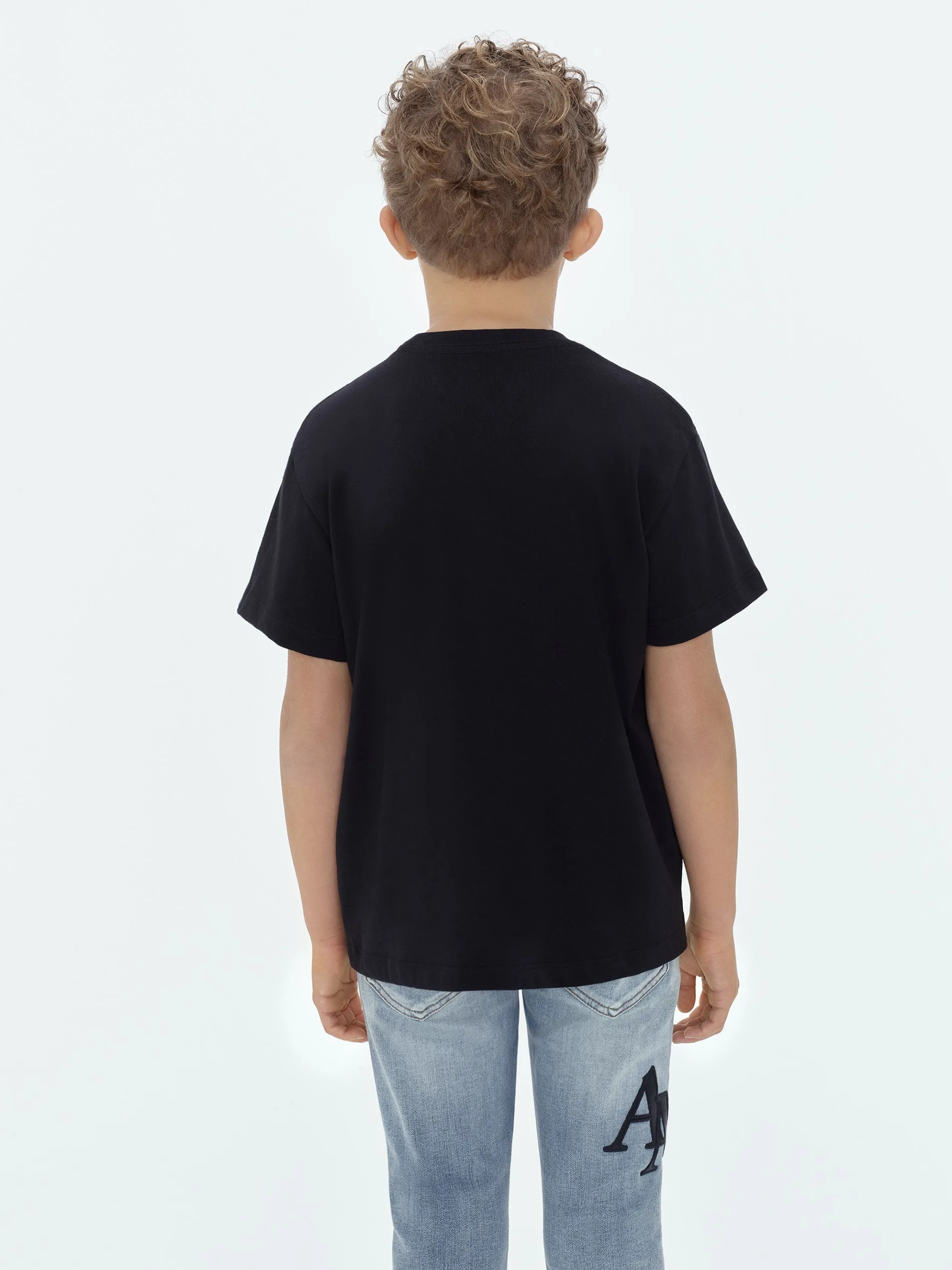 AMIRI Tees<STAGGERED SCRIBBLE TEE BLACK