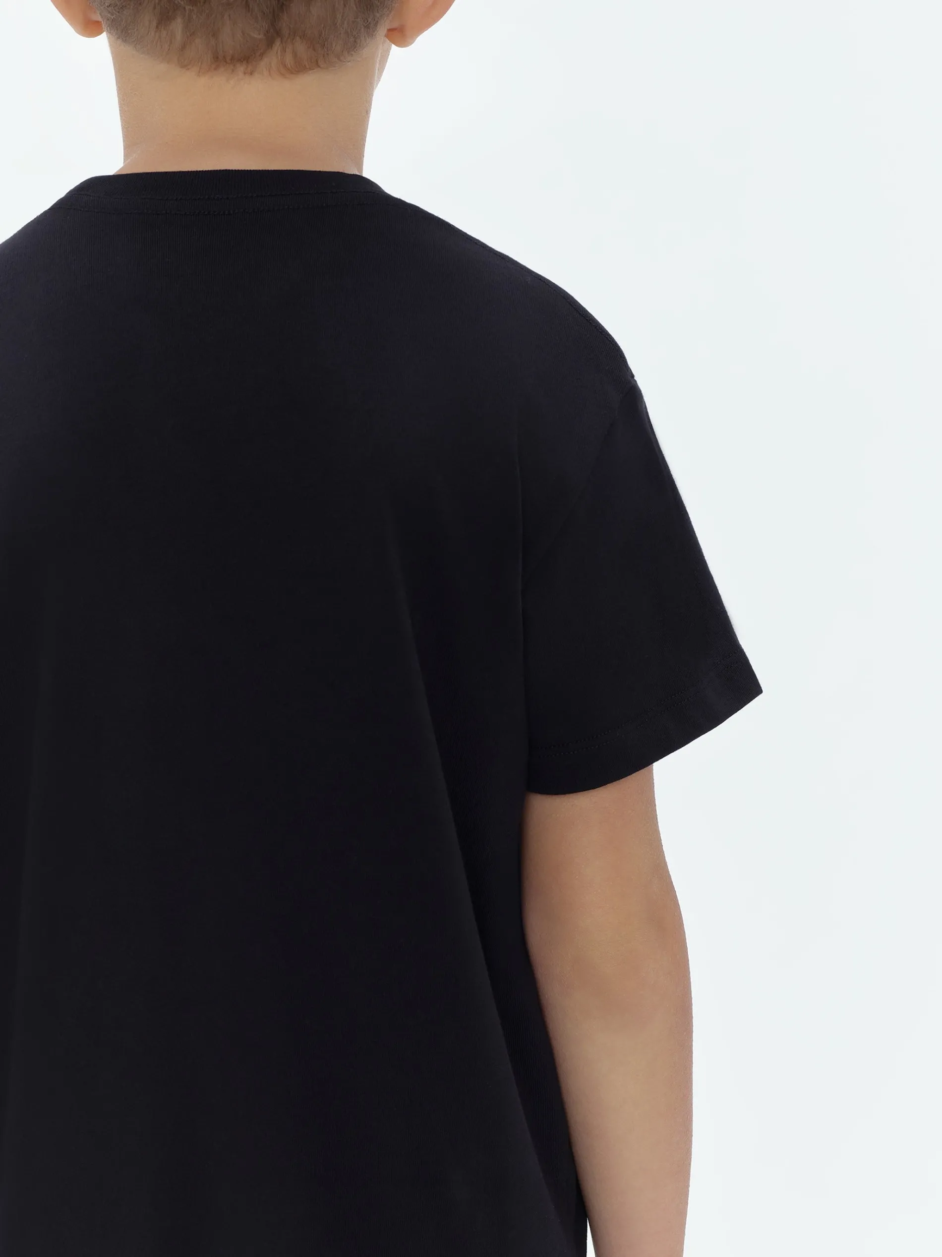 AMIRI Tees<STAGGERED SCRIBBLE TEE BLACK