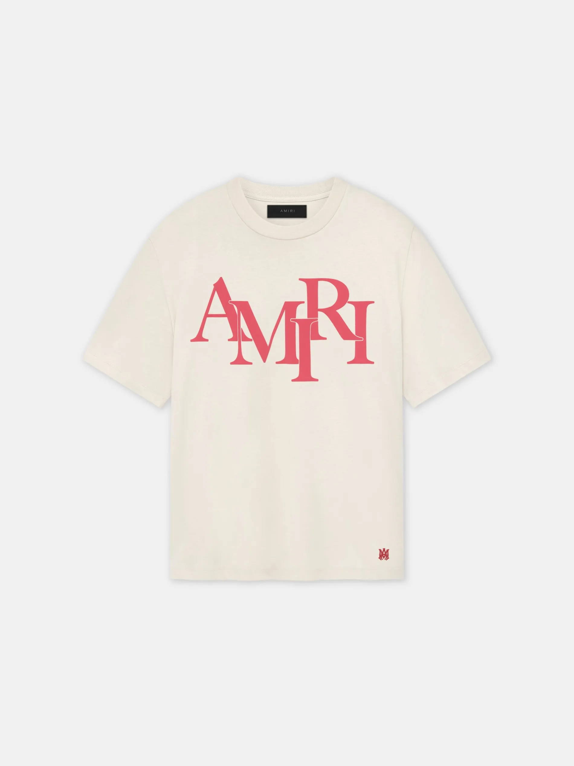 AMIRI Tees<STAGGERED TEE BIRCH