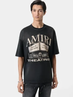 AMIRI Tees<THEATRES OVERSIZED TEE BLACK