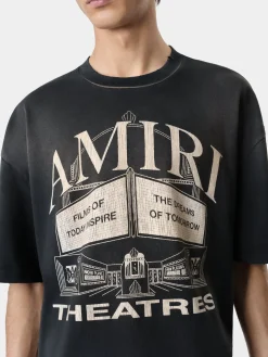 AMIRI Tees<THEATRES OVERSIZED TEE BLACK