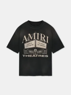 AMIRI Tees<THEATRES OVERSIZED TEE BLACK