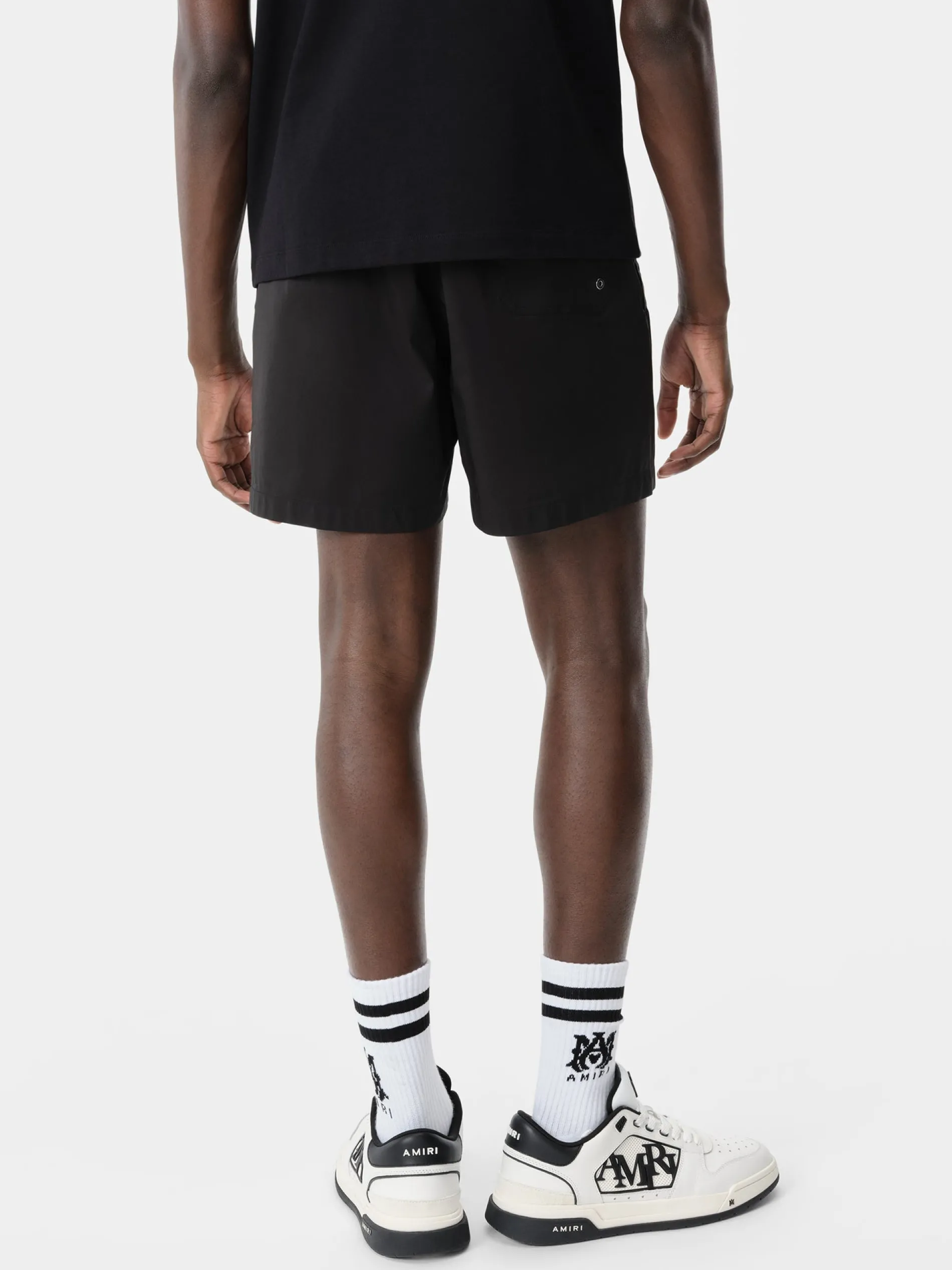 AMIRI Swimwear|Shorts & Sweatpants<TWISTED PALMS SWIM TRUNK BLACK