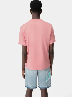 AMIRI Tees<TWISTED PALMS TEE Flamingo Pink