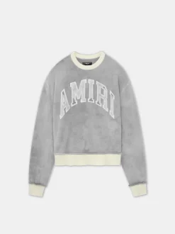 AMIRI Knitwear<VINTAGE CASHMERE CREW Grey