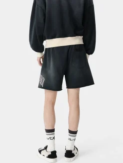 AMIRI Shorts & Sweatpants<VINTAGE COLLEGIATE SHORT BLACK