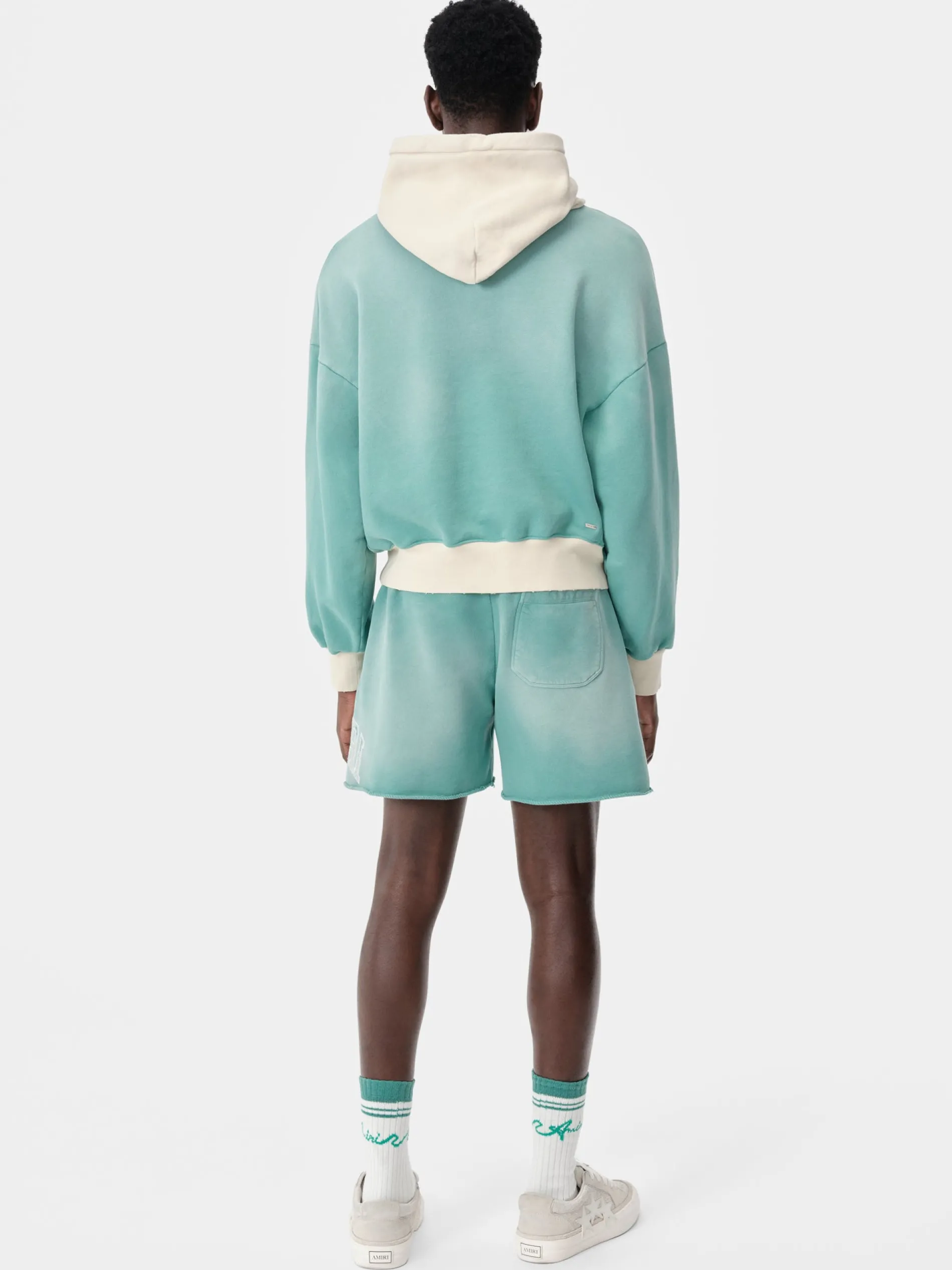 AMIRI Shorts & Sweatpants<VINTAGE COLLEGIATE SHORT Sea Blue