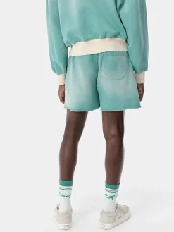 AMIRI Shorts & Sweatpants<VINTAGE COLLEGIATE SHORT Sea Blue