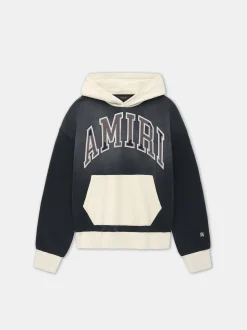 AMIRI Sweatshirts<VINTAGE OVERSIZED HOODIE BLACK