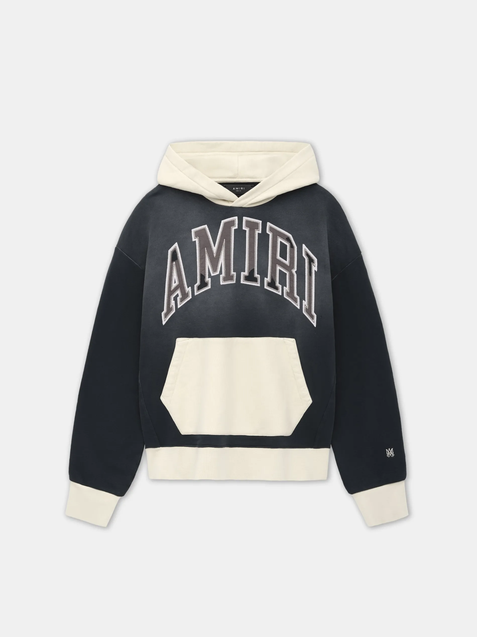 AMIRI Sweatshirts<VINTAGE OVERSIZED HOODIE BLACK