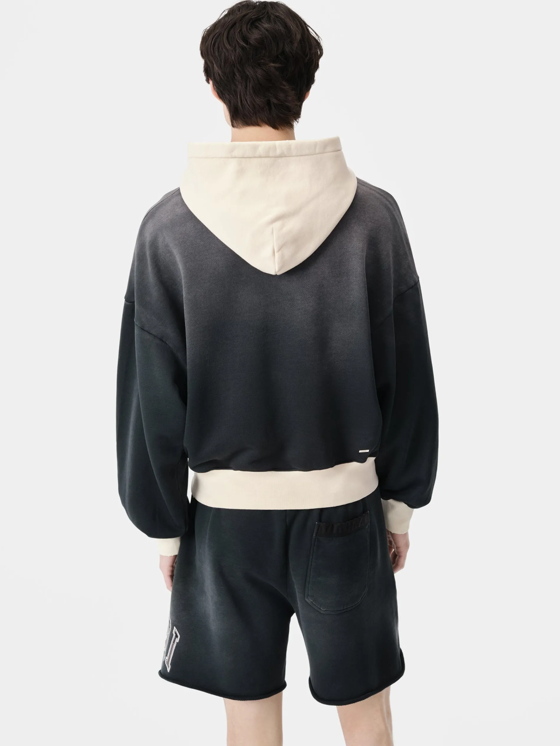 AMIRI Sweatshirts<VINTAGE OVERSIZED HOODIE BLACK